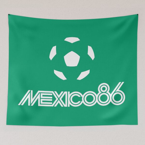 Item preview, Mexico 1986 World Cup White Print designed and sold by Indestructibbo.