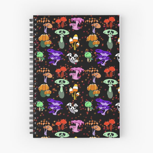 Item preview, Halloween mushroom pattern designed and sold by KarinaLuceroart.