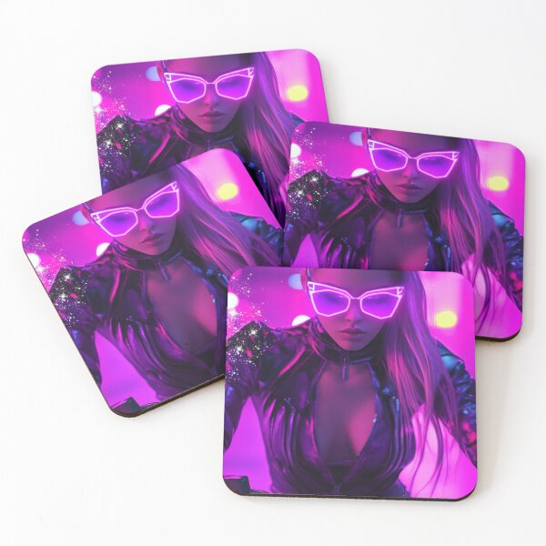 Item preview, Realistic cyber web space design girl colorful designed and sold by pinkuardesign.