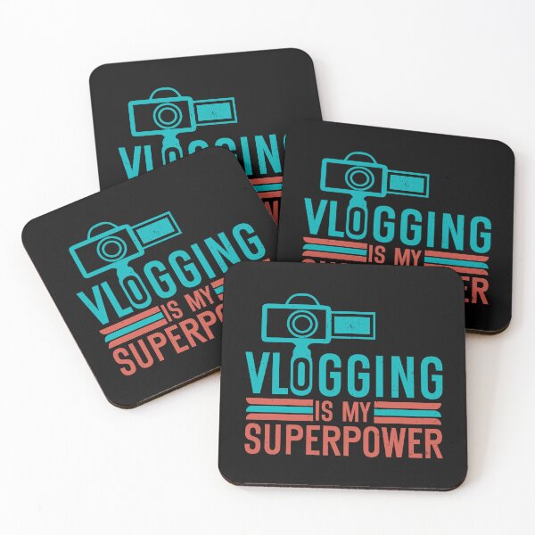 Item preview, vlogging is my superpower  designed and sold by hautehub.