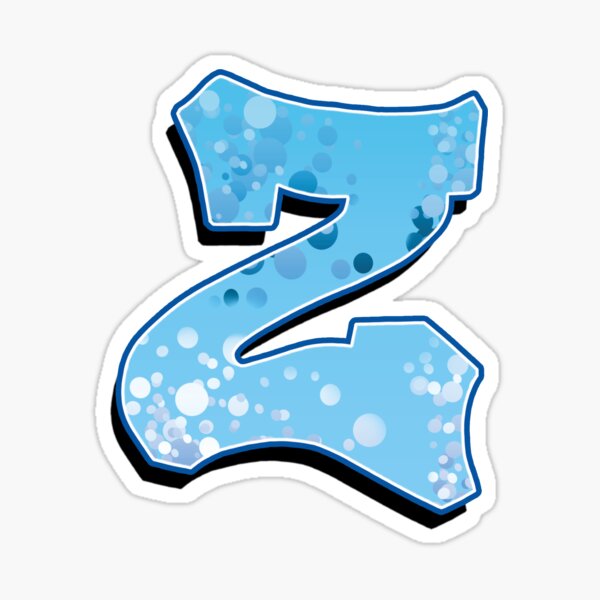Z - bubbles Sticker