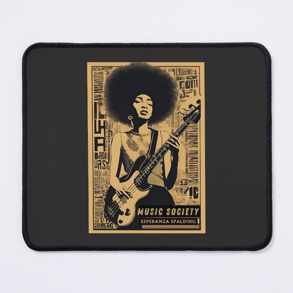 Item preview, Vintage 80s Esperanza Spalding Jazz Musician Singer designed and sold by FociCreate.