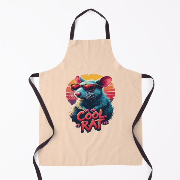 Artikelvorschau, Coole Ratte mit Sonnenbrille Retro Sonnenuntergang Design entworfen und verkauft von InkredibleZ.
