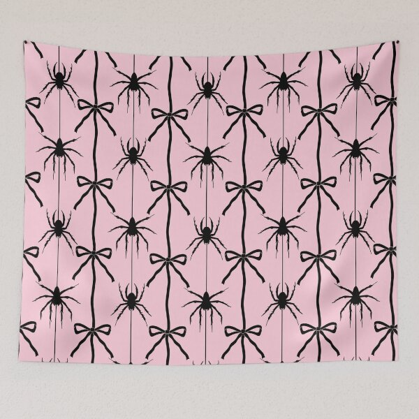 Item preview, Spider and Bows on Pink designed and sold by cafelab.