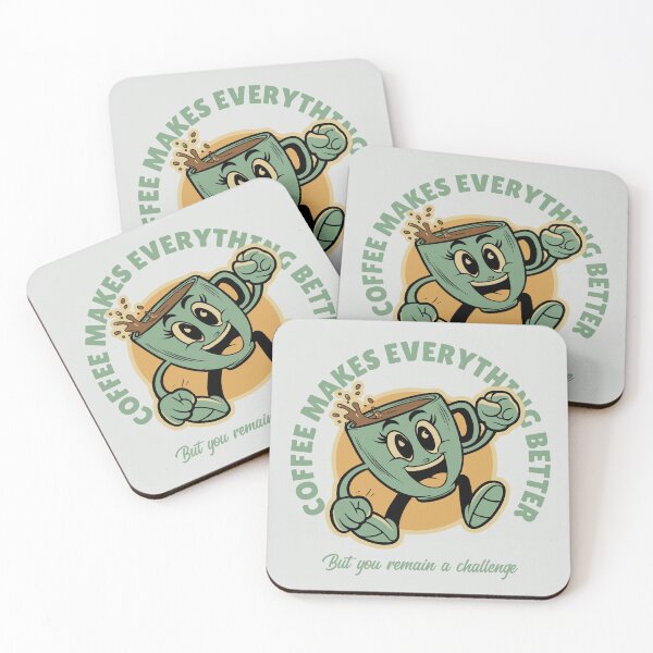 Item preview, Coffee makes everything better - But you remain a challenge designed and sold by emmjott.