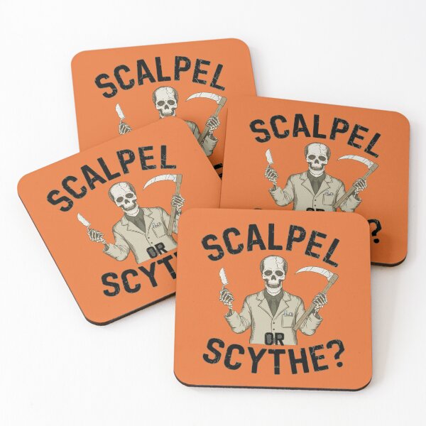 Item preview, Scalpel or scythe, funny med school and Halloween designed and sold by NoetherSym.