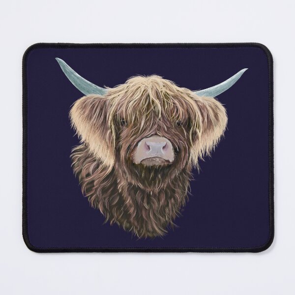 Item preview, Scottish Highland Cow Charlie With The Straggly Hair designed and sold by brodyquixote.