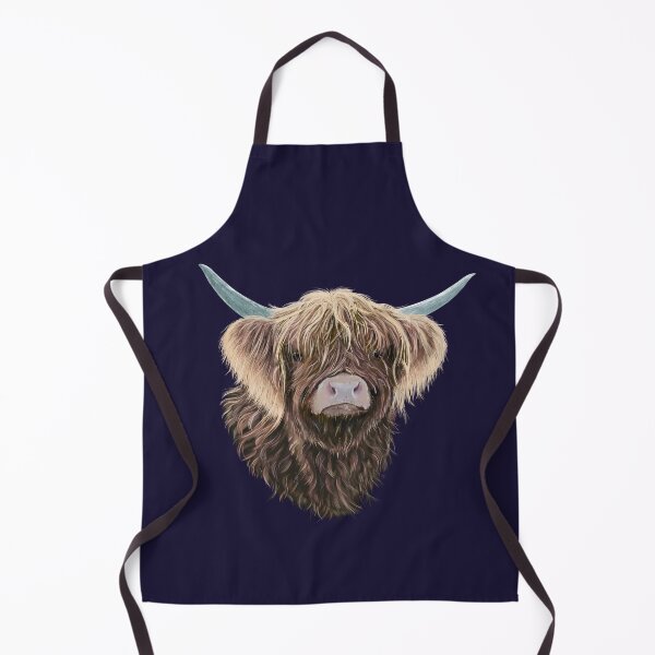 Item preview, Scottish Highland Cow Charlie With The Straggly Hair designed and sold by brodyquixote.