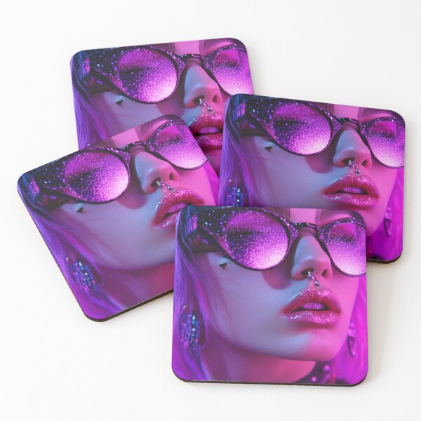 Item preview, Realistic cyber web space design girl colorful designed and sold by pinkuardesign.