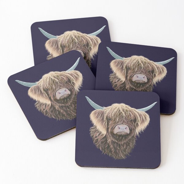 Item preview, Scottish Highland Cow Charlie With The Straggly Hair designed and sold by brodyquixote.
