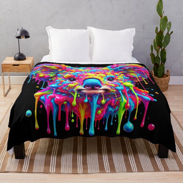 Item preview, Neon Drip Koala – Psychedelic Animal Art designed and sold by SHHCreations.