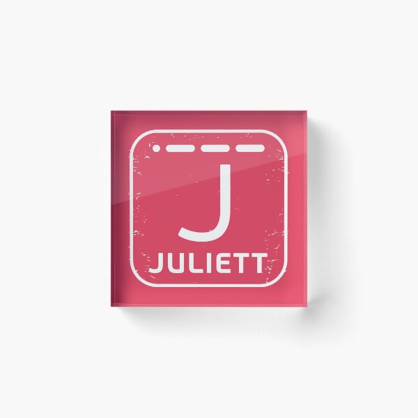 Item preview, NATO phonetic alphabet - Letter J + Morse Code designed and sold by studio838.