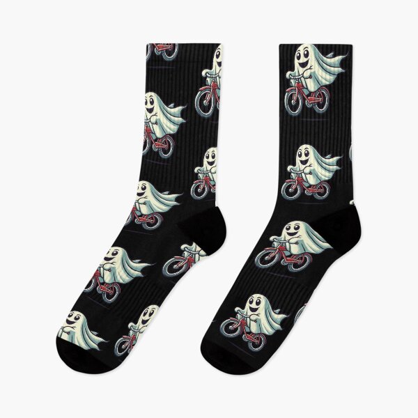 Item preview, Bicycle Riding Ghost Funny Ghost designed and sold by LuminOrb.