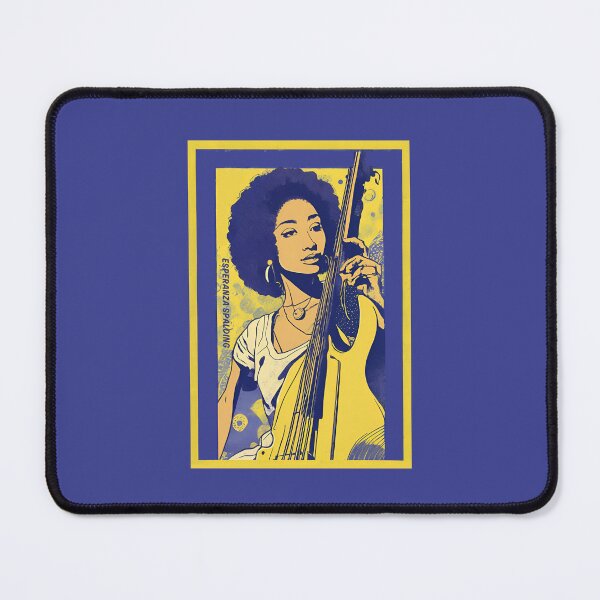 Item preview, Ultramarine Jazz Bassist Esperanza Spalding Bass Guitar Fans Electric Bass Player designed and sold by FociCreate.