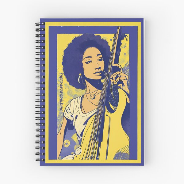 Item preview, Ultramarine Jazz Bassist Esperanza Spalding Bass Guitar Fans Electric Bass Player designed and sold by FociCreate.