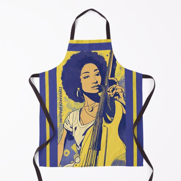 Item preview, Ultramarine Jazz Bassist Esperanza Spalding Bass Guitar Fans Electric Bass Player designed and sold by FociCreate.