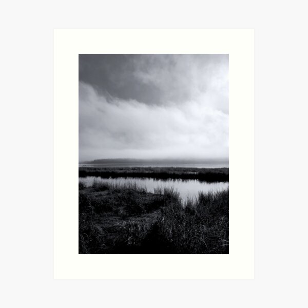 Mist at the Landing, Antigonish Nova Scotia Art Print