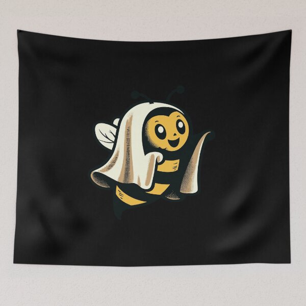Item preview, Funny Bee Ghost Cute Ghost Bee designed and sold by LuminOrb.