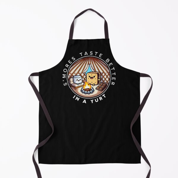 Item preview, S'mores taste better in a yurt - funny glamping meme designed and sold by RogarsVault.