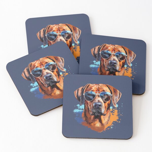 Item preview, Rhodesian Ridgeback dog with sunglasses designed and sold by Motivburg.