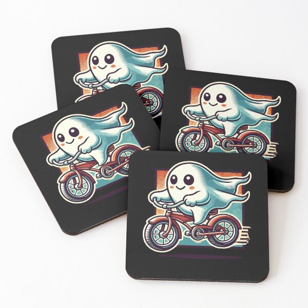 Item preview, Bicycle Riding Ghost Funny Ghost designed and sold by LuminOrb.