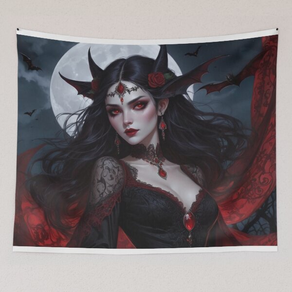 Item preview, Moonlit Enchantress: Crimson Nocturne designed and sold by Dualvogue009.