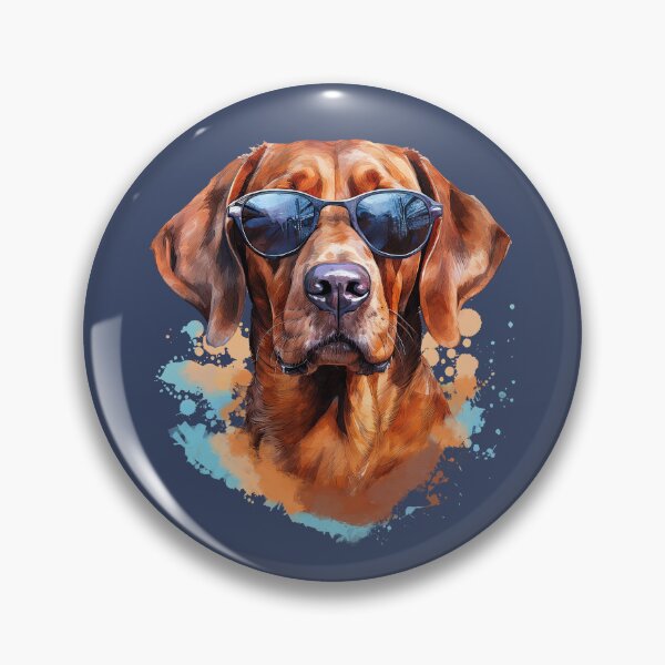 Item preview, Hungarian Viszla dog with sunglasses designed and sold by Motivburg.