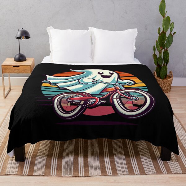 Item preview, Bicycle Riding Ghost Funny Ghost designed and sold by LuminOrb.