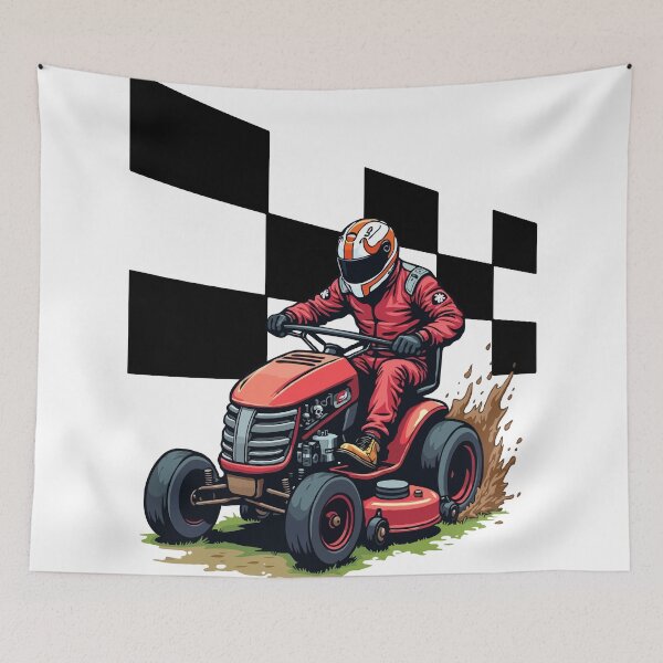 Item preview, Lawnmower Racing - Speed Freak - Lawn Mower Racing designed and sold by RaceDayRags.