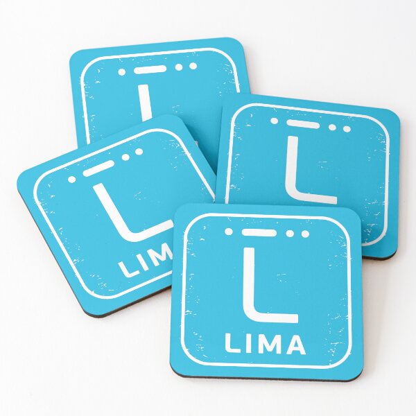Item preview, NATO phonetic alphabet - Letter L + Morse Code designed and sold by studio838.