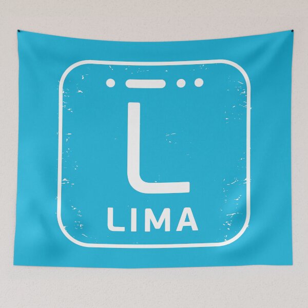 Item preview, NATO phonetic alphabet - Letter L + Morse Code designed and sold by studio838.
