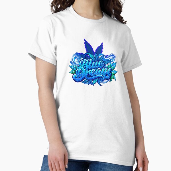 Seven Leaf Blue Dream Strain Light Blue T-Shirt – Men's