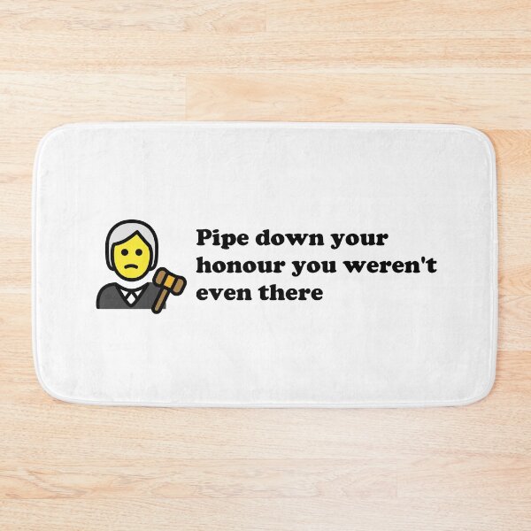 Item preview, Pipe down your honour  designed and sold by dogfish-art.