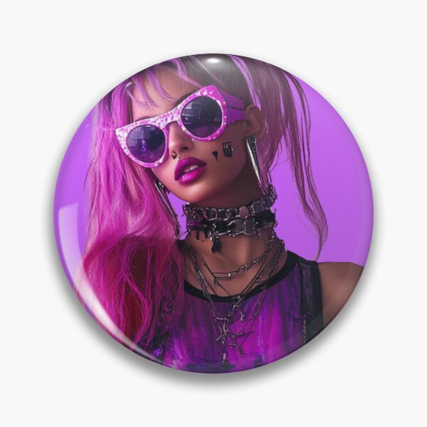 Item preview, Realistic cyber girl in pink designed and sold by pinkuardesign.