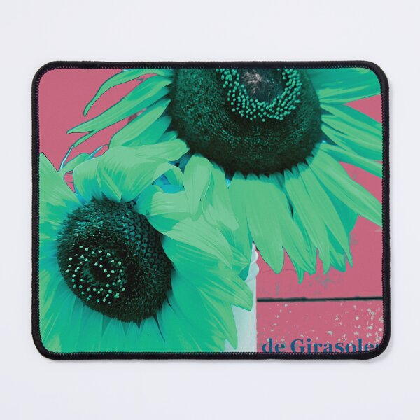 Item preview, de Girasoles dusty pink/green designed and sold by rubiinspirations.
