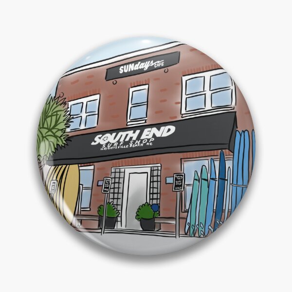 Item preview, South End Surf Shop/Sundays Café - Wrightsville Beach, NC designed and sold by Tipsy Doodles.