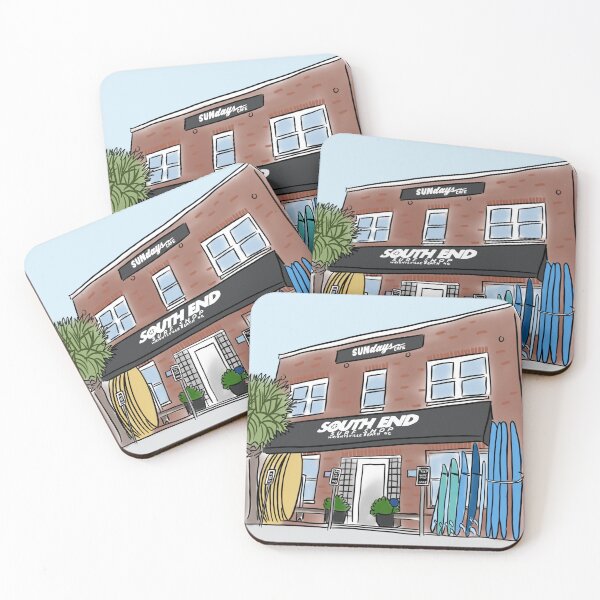 Item preview, South End Surf Shop/Sundays Café - Wrightsville Beach, NC designed and sold by Tipsy Doodles.