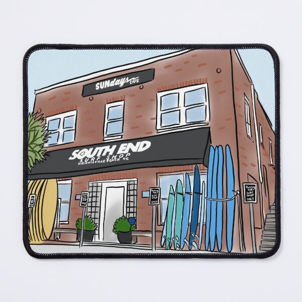 Item preview, South End Surf Shop/Sundays Café - Wrightsville Beach, NC designed and sold by Tipsy Doodles.