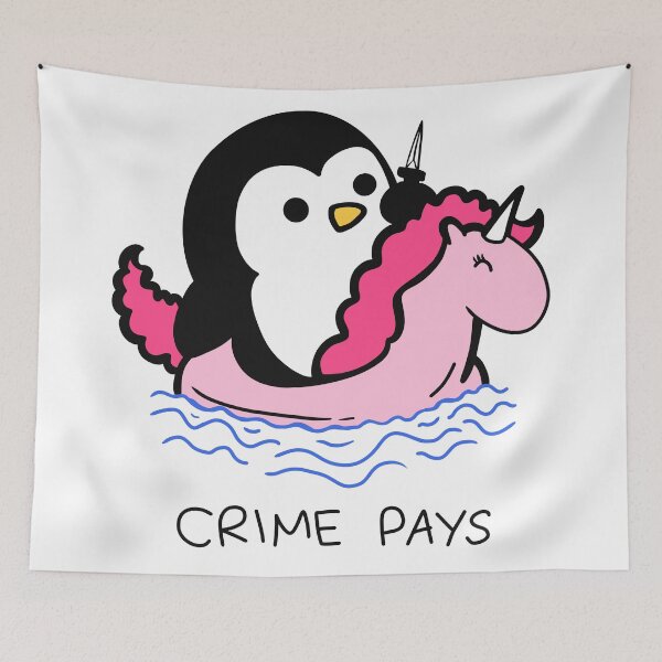 Item preview, Crime Pays designed and sold by Buntrockstore.