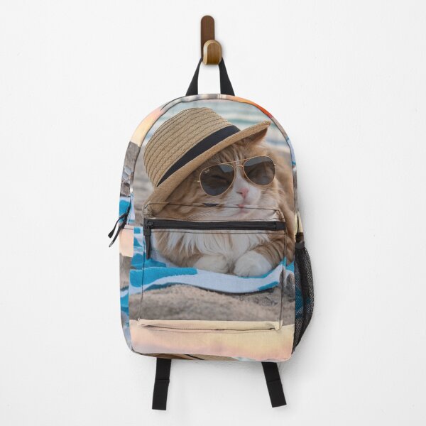 Item preview, Cat on the beach designed and sold by FusiTink.