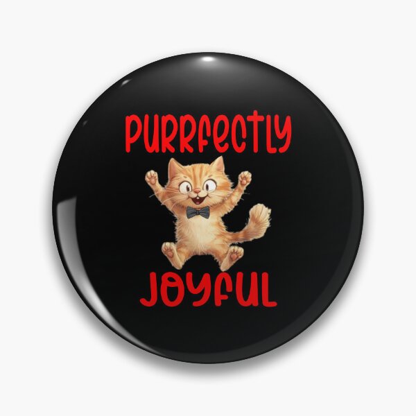 Item preview, Purrfectly Joyful Cat designed and sold by Bliss Find And Design.