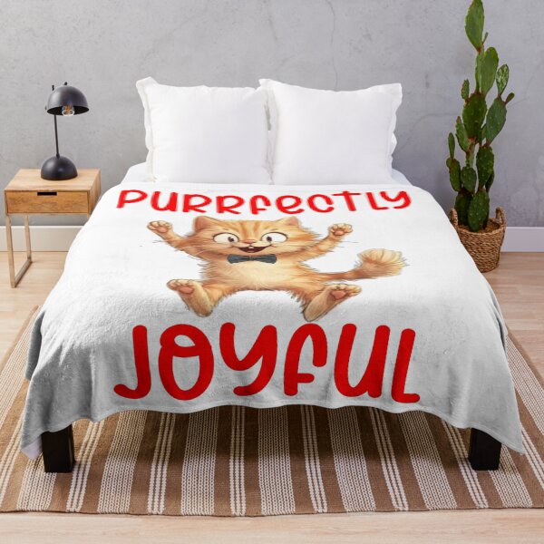 Item preview, Purrfectly Joyful Cat designed and sold by Bliss Find And Design.