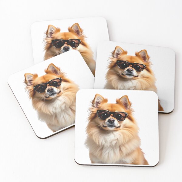 Item preview, Funny cool Pomeranian dog wearing sunglasses designed and sold by LazyOwlStore.
