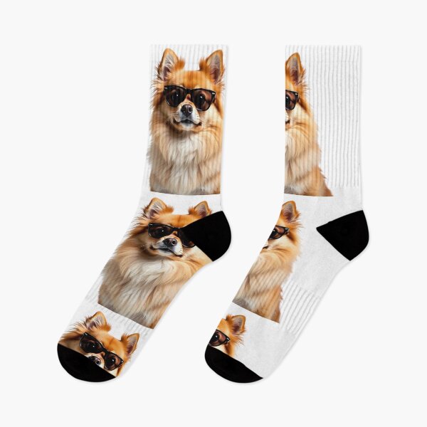 Item preview, Funny cool Pomeranian dog wearing sunglasses designed and sold by LazyOwlStore.