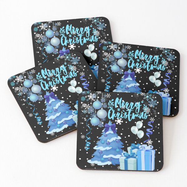 Item preview, Festive Christmas tree with gifts and bubbles designed and sold by MargoMalej.
