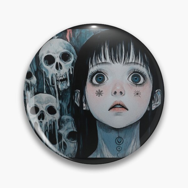 Item preview, Visions of the Melting Grave – Horror Manga Anime girl designed and sold by ForsakenFrames.