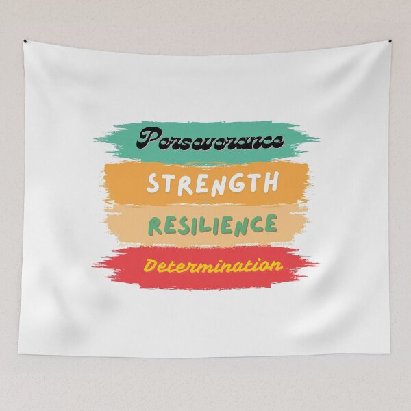 Item preview, Motivation, resilience, determination courage design designed and sold by StyleFused.