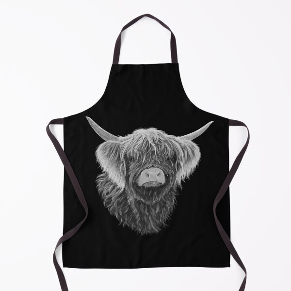 Item preview, Scottish Highland Cow With Windswept Hair designed and sold by brodyquixote.