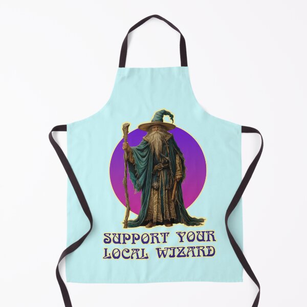 Item preview, whimsical wizard, vintage designed and sold by Mauswohn.