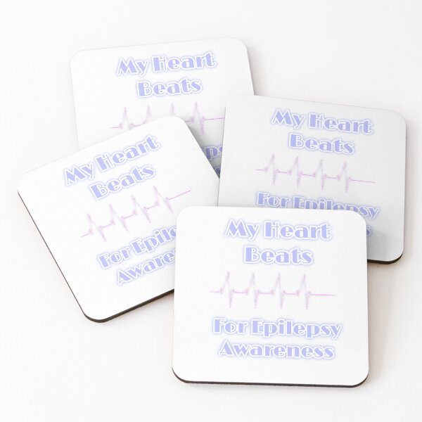 Item preview, My heart beats for epilepsy awareness  designed and sold by RadManDesigns.